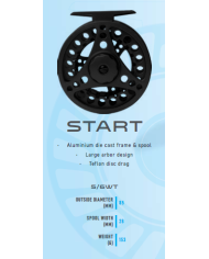 Stealth Start 9ft 5/6wt Large Arbor Fly Reel