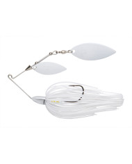 Keitech Baby Tee Bone Double Willow 3/8oz Spinnerbait wwWW Super White Keitech Baby Tee Bone Double Willow 3/8oz Spinnerbait wwWW Super White