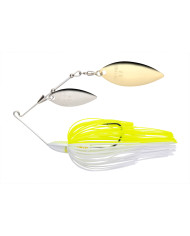 Keitech Baby Tee Bone Double Willow 3/8oz Spinnerbait wsWG White Chartreuse Keitech Baby Tee Bone Double Willow 3/8oz Spinnerbait wsWG White Chartreuse