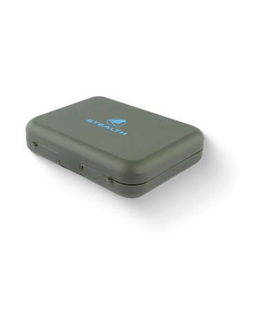 Stealth Grey Split Foam Fly box 12cmx9cmx3cm 235 fly