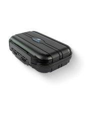 Stealth Waterproof Black Split Foam/Compartment Fly box 17cmx11cmx4.5cm 250+ fly