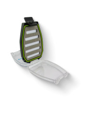 Stealth Waterproof Clear Split Foam Double side Fly box With Lanyard 12cmx8cmx4cm 154 fly