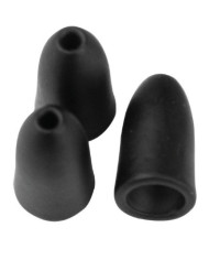 Sensation Worm Bullet Tungsten 1/32 Oz Matt Black 5pc