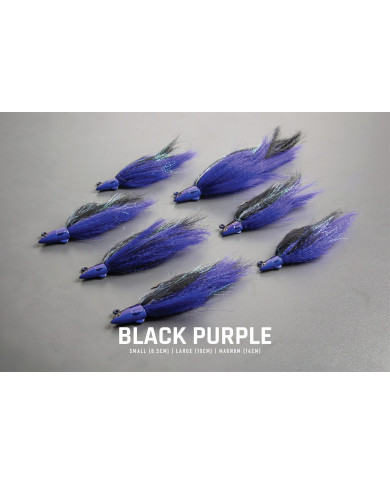 Sensation Tiger Tamer Jig Large 10cm 3/4oz Black Purple Sensation Tiger Tamer Jig Large 10cm 3/4oz Black Purple