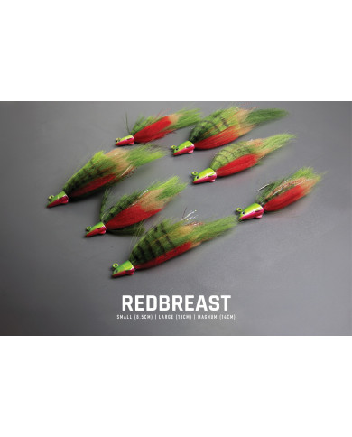 Sensation Tiger Tamer Jig Large 10cm 3/8oz Red Breast Sensation Tiger Tamer Jig Large 10cm 3/8oz Red Breast