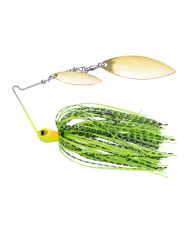 Sensation Compact Tungsten Double Willow 1/2oz Spinnerbait wgWG Chartreuse Baitfish
