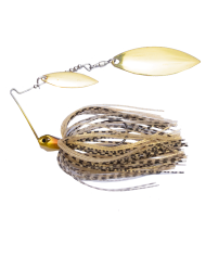 Sensation Compact Tungsten Double Willow 1/2oz Spinnerbait wgWG Golden Shiner Sensation Compact Tungsten Double Willow 1/2oz Spinnerbait wgWG Golden Shiner