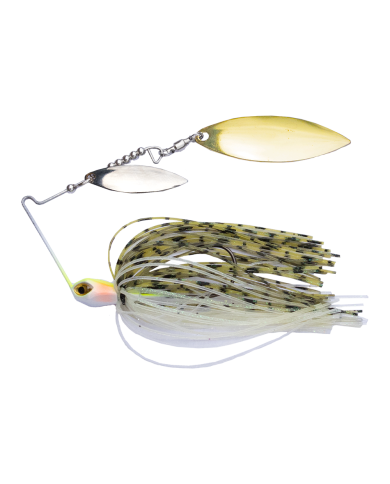 Sensation Compact Tungsten Double Willow 3/8oz Spinnerbait wsWG Baby Bass Sensation Compact Tungsten Double Willow 3/8oz Spinnerbait wsWG Baby Bass