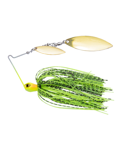 Sensation Compact Tungsten Double Willow 3/8oz Spinnerbait wgWG Chartreuse Baitfish Sensation Compact Tungsten Double Willow 3/8oz Spinnerbait wgWG Chartreuse Baitfish