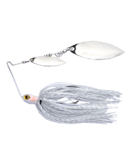 Sensation Compact Tungsten Double Willow 3/8oz Spinnerbait wsWS White Baitfish