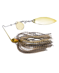 Sensation Compact Tungsten Tandem 3/8oz Spinnerbait cgWG Golden Shiner