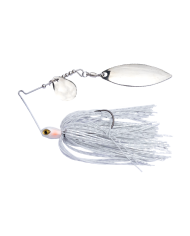 Sensation Compact Tungsten Tandem 3/8oz Spinnerbait csWS White Baitfish