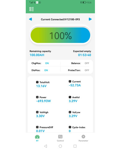 iVOLT 24 V - 105 Ah Lithium Battery with Bluetooth Smart BMS LiFePO4