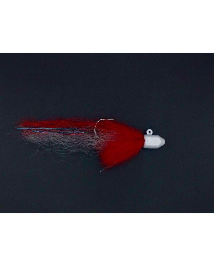 Wildsports Angling WSA Flirt 3/8oz 4/0 Mustad Jig Red N White