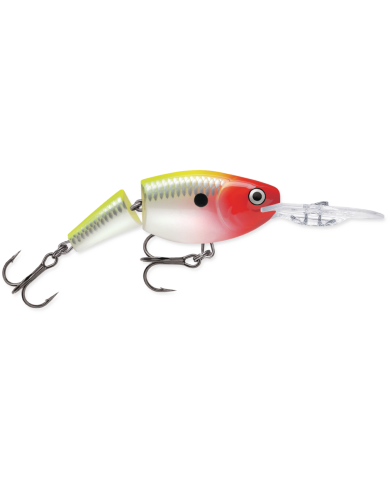 Rapala Jointed Shad Rap Clown 2in 1/4oz Rapala Jointed Shad Rap Clown 2in 1/4oz