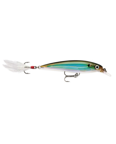 Rapala X-Rap 8 Moss Back Shiner 3 1/8 inch 1/4oz Rapala X-Rap 8 Moss Back Shiner 3 1/8 inch 1/4oz