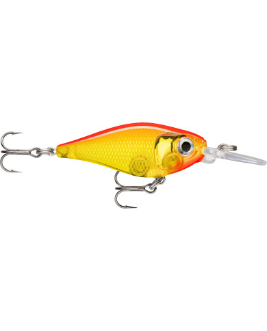Rapala X Light Shad Gold Fluorescent Red 1/8oz 5ft Rapala X Light Shad Gold Fluorescent Red 1/8oz 5ft