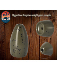 Biggen Bass Tungsten Flipping Weights Green Pumpkin