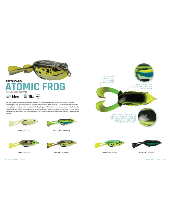 Sensation Atomic Frog 18g 6.1 cm