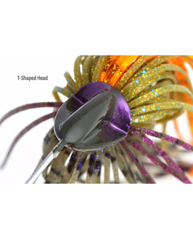 Keitech Tee Bone Tandem Willow 1/2oz Spinnerbait Purple Pearl Shad