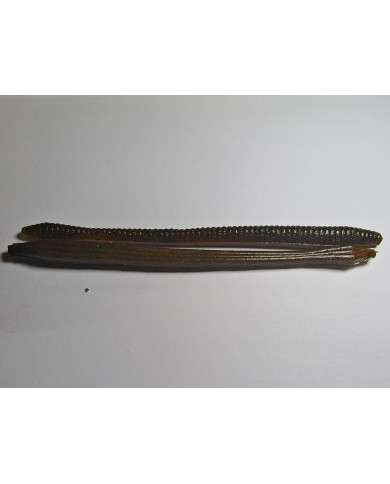Itty's Trick Worm Amber Laminate 6in Itty's Trick Worm Amber Laminate 6in