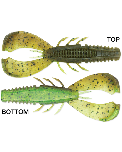 Rapala Crush City Cleanup Craw Green Pumpkin Chartreuse Pepper 3.5in Rapala Crush City Cleanup Craw Green Pumpkin Chartreuse Pepper 3.5in