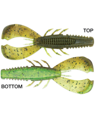 Rapala Crush City Cleanup Craw Green Pumpkin Chartreuse Pepper 3.5in