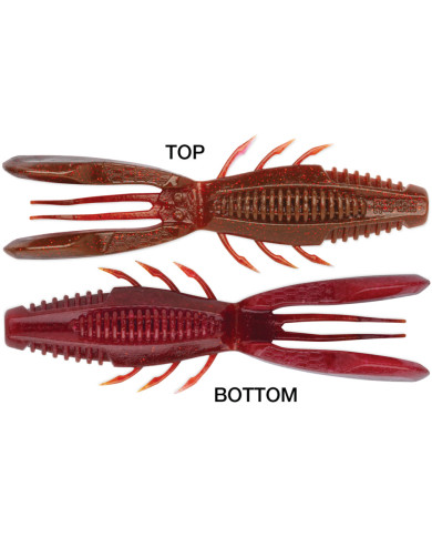Rapala Crush City Bronco Bug Ox Blood Red Flake 4in Rapala Crush City Bronco Bug Ox Blood Red Flake 4in
