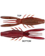 Rapala Crush City Bronco Bug Ox Blood Red Flake 4in