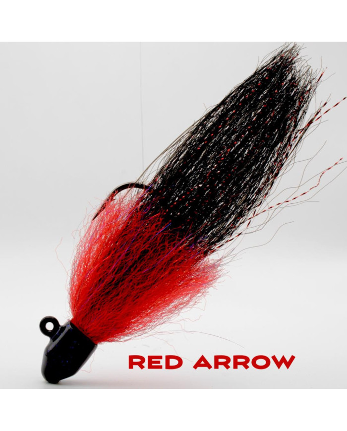 Wildsports Angling WSA Flirt 3/4oz 5/0 Mustad Jig Red Arrow
