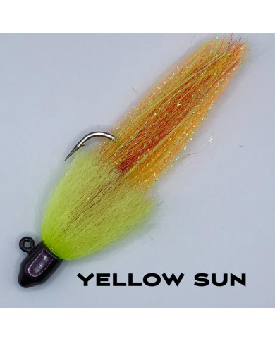 Wildsports Angling WSA Flirt 1/2oz 5/0 Mustad Jig Yellow Sun Wildsports Angling WSA Flirt 1/2oz 5/0 Mustad Jig Yellow Sun