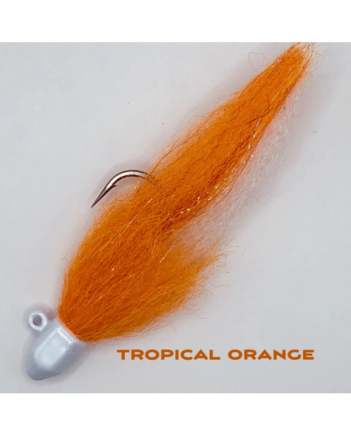 Wildsports Angling WSA Flirt 3/8oz 4/0 Mustad Jig Tropical Orange Wildsports Angling WSA Flirt 3/8oz 4/0 Mustad Jig Tropical Orange