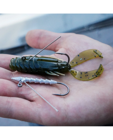 Core Tackle Heavy Duty Weedless Hover Rig 4/0 3/16oz 3pc Core Tackle Heavy Duty Weedless Hover Rig 4/0 3/16oz 3pc