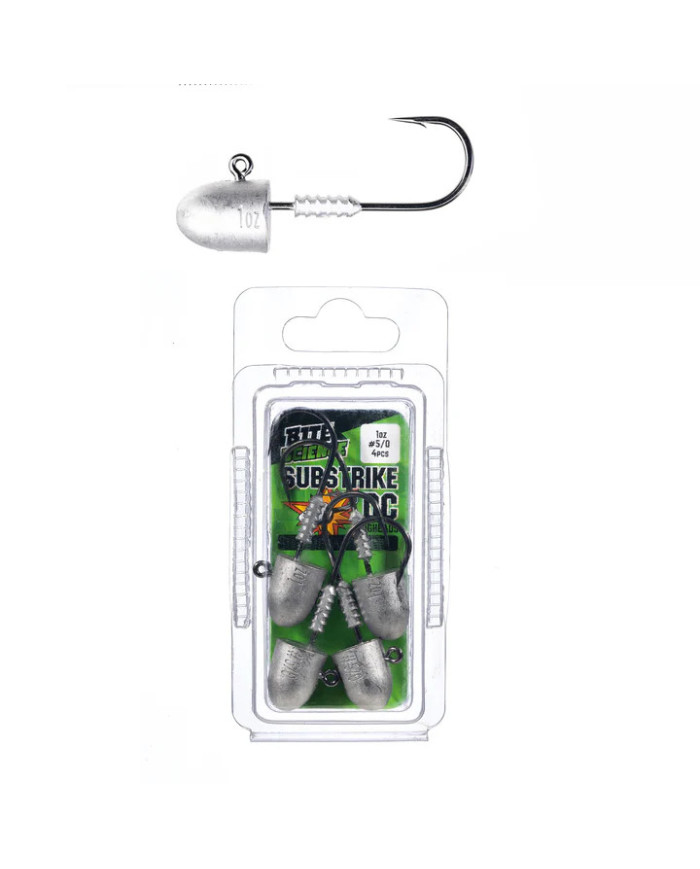 Bite Science SubStrike DC Hook Jigheads 1Oz 5/0