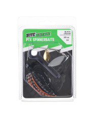 Bite Science Compact PTX Colorado 3/8oz Spinnerbait cgWS Black Orange Bite Science Compact PTX Colorado 3/8oz Spinnerbait cgWS Black Orange