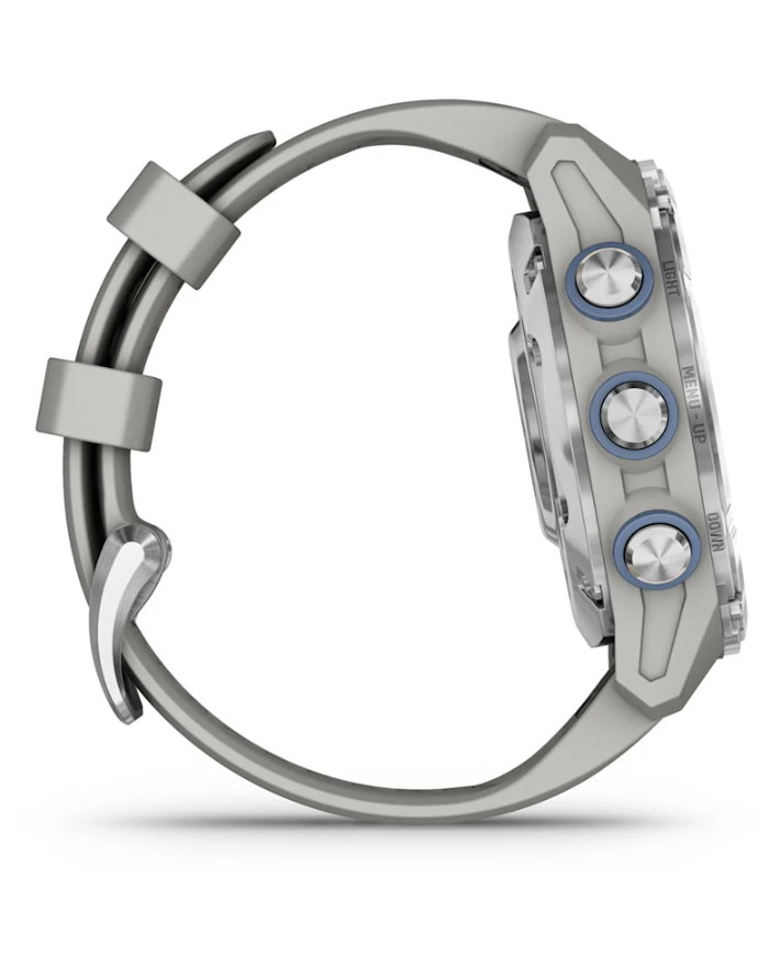 Garmin Descent MK3 Dive Watch - 43 mm (Stainless Steel with Fog grey Silicone Band) Garmin Descent MK3 Dive Watch - 43 mm (Stainless Steel with Fog grey Silicone Band)