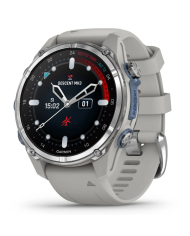 Garmin Descent MK3 Dive Watch - 43 mm (Stainless Steel with Fog grey Silicone Band) Garmin Descent MK3 Dive Watch - 43 mm (Stainless Steel with Fog grey Silicone Band)