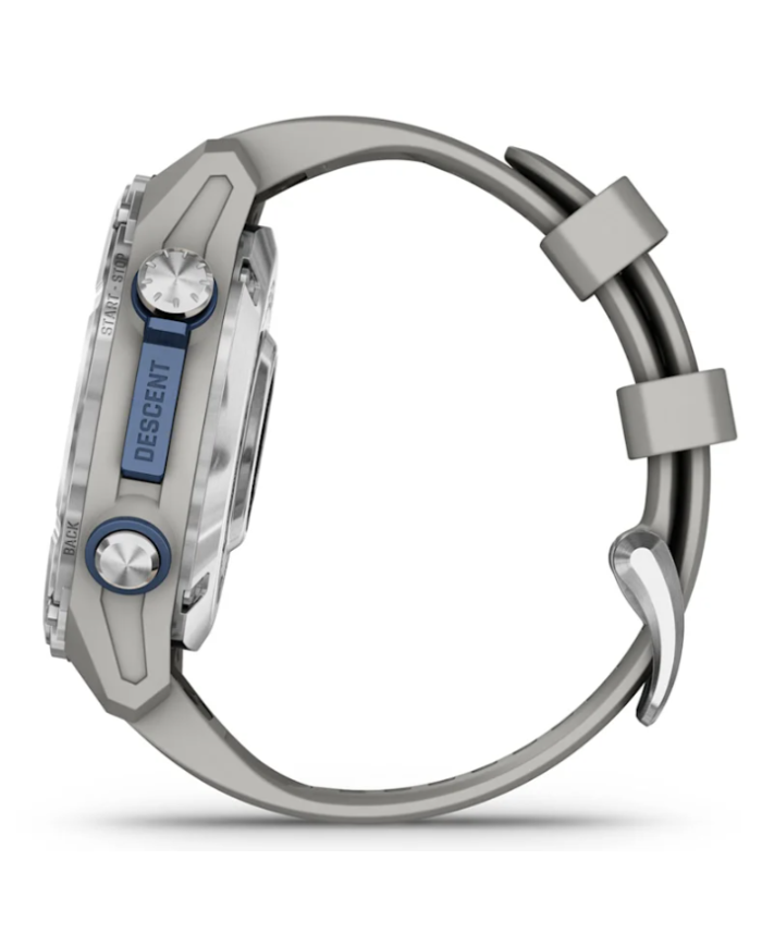 Garmin Descent MK3 Dive Watch - 43 mm (Stainless Steel with Fog grey Silicone Band) Garmin Descent MK3 Dive Watch - 43 mm (Stainless Steel with Fog grey Silicone Band)