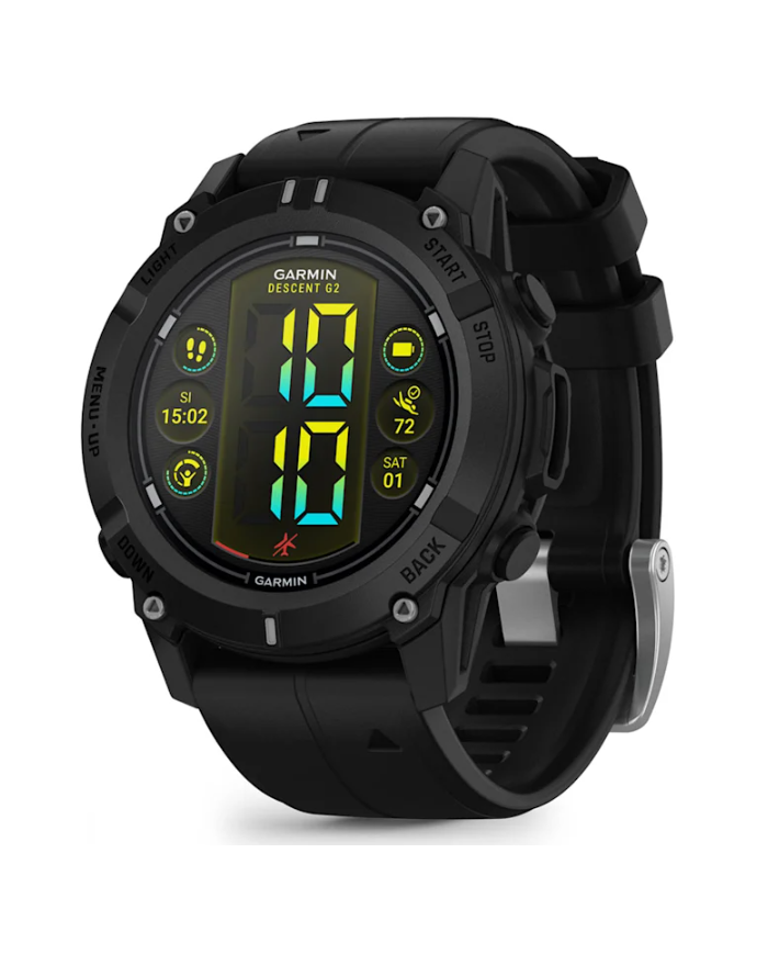 Garmin Descent G2 Dive Computer Watch - Black - Black Band Garmin Descent G2 Dive Computer Watch - Black - Black Band