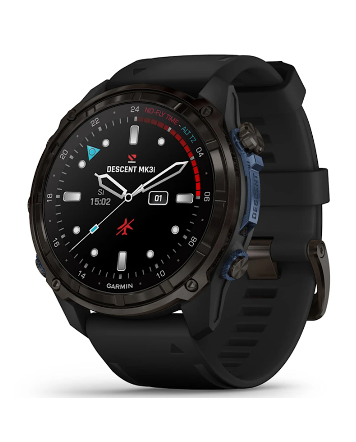 Garmin Descent MK3I Dive Watch - 51 mm (Carbon grey DLC Titanium with Black Silicone Band) Garmin Descent MK3I Dive Watch - 51 mm (Carbon grey DLC Titanium with Black Silicone Band)