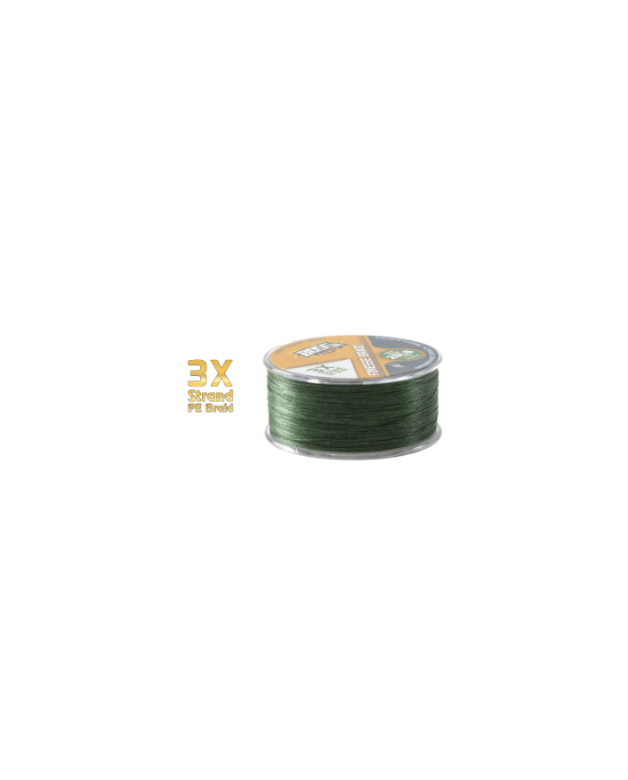 Boss Finesse Braid Green 3X 8 lb - 3.6 kg 0.10 mm Braided Line 200m Spool Boss Finesse Braid Green 3X 8 lb - 3.6 kg 0.10 mm Braided Line 200m Spool