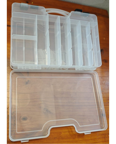 Ittys/ Lurecast Double Side Tackle Box Black 30*21*6cm Ittys/ Lurecast Double Side Tackle Box Black 30*21*6cm