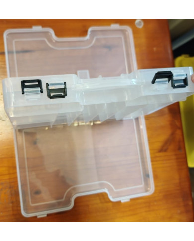 Ittys/ Lurecast Double Side Tackle Box Black 30*21*6cm Ittys/ Lurecast Double Side Tackle Box Black 30*21*6cm