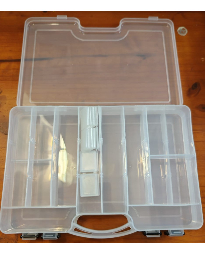 Ittys/ Lurecast Double Side Tackle Box Black 30*21*6cm