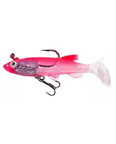 React Minnow - Pre-rigged Pink Happy 8cm 12g React Minnow - Pre-rigged Pink Happy 8cm 12g