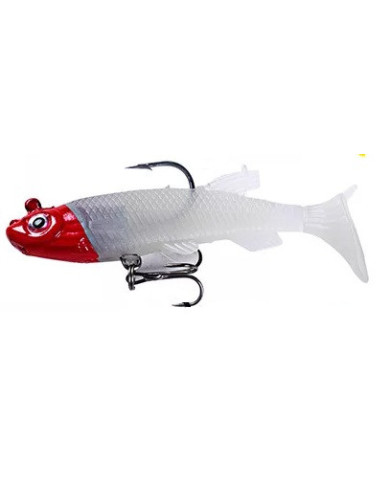 React Minnow - Pre-rigged Red Head 8cm 12g React Minnow - Pre-rigged Red Head 8cm 12g