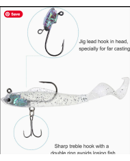 React Curly Tail Minnow - Pre-rigged 8.5cm 9.4g