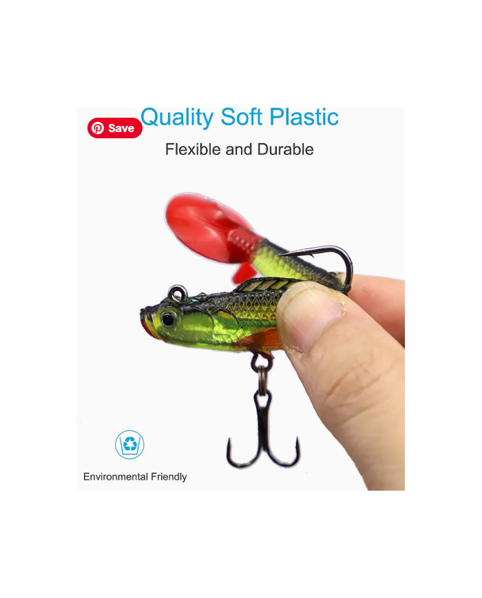 React Curly Tail Minnow - Pre-rigged 8.5cm 9.4g