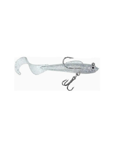 React Curly Tail Minnow - Pre-rigged Silver Flash 8.5cm 9.4g React Curly Tail Minnow - Pre-rigged Silver Flash 8.5cm 9.4g