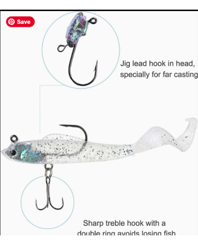 React Curly Tail Minnow - Pre-rigged 8.5cm 9.4g React Curly Tail Minnow - Pre-rigged 8.5cm 9.4g